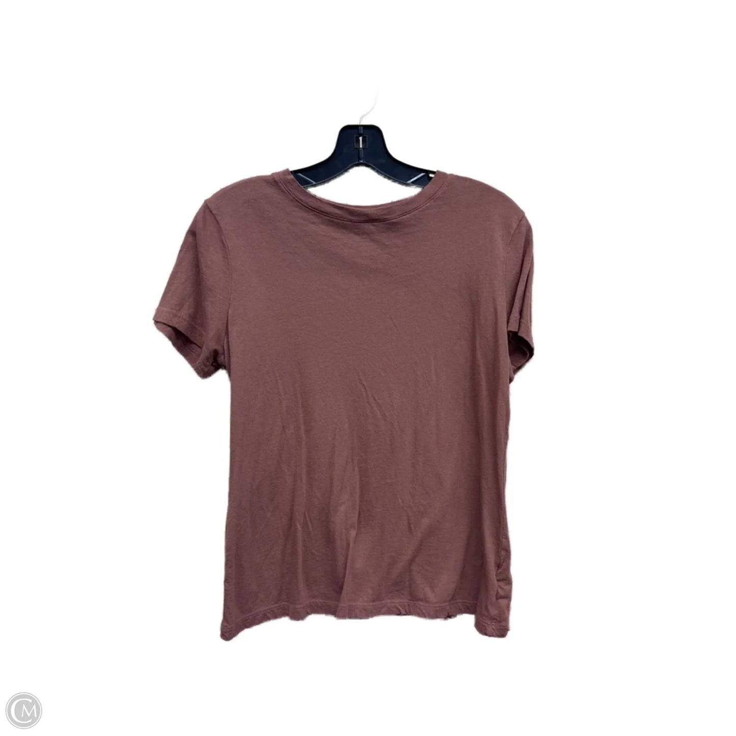 Top Short Sleeve By A New Day In Brown, Size: S