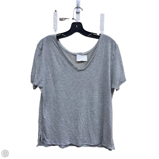 Athletic Top Short Sleeve By Lululemon In Grey