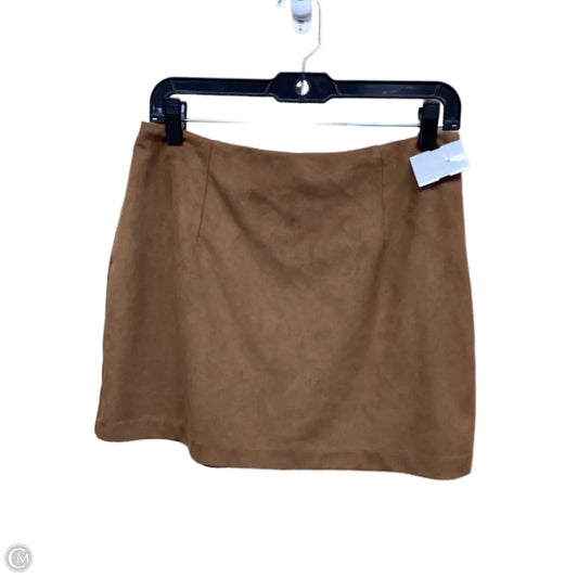 Skirt Mini & Short By Abercrombie And Fitch In Brown, Size: M