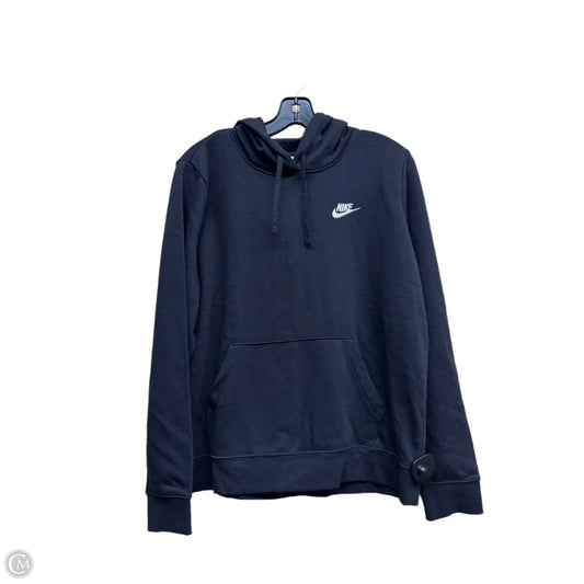 Athletic Jacket By Nike Apparel In Black, Size: L