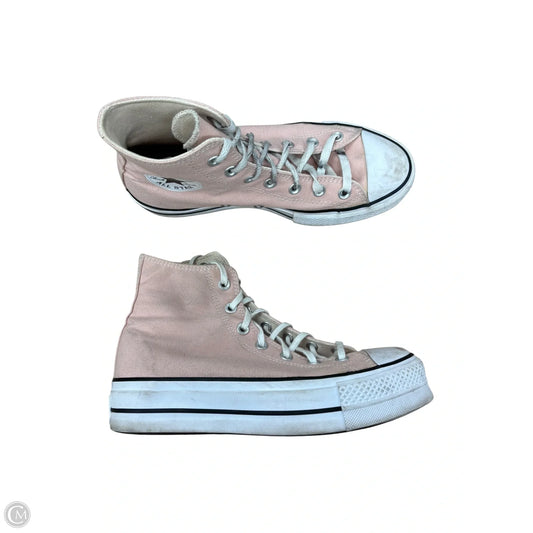 Shoes Sneakers Platform By Converse In Pink, Size: 8