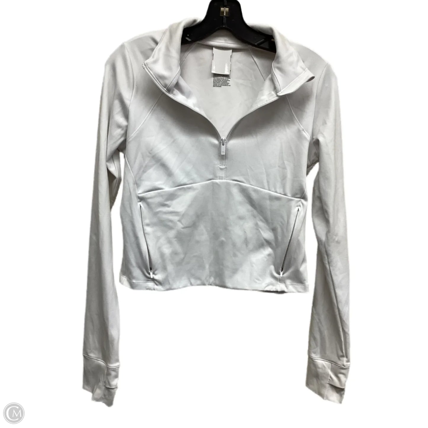 Athletic Jacket By All In Motion In White, Size: M