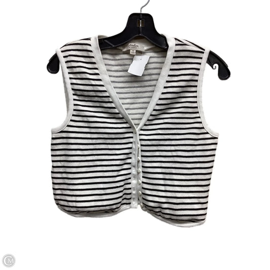 Top Sleeveless By Atelier In Striped Pattern, Size: Xl