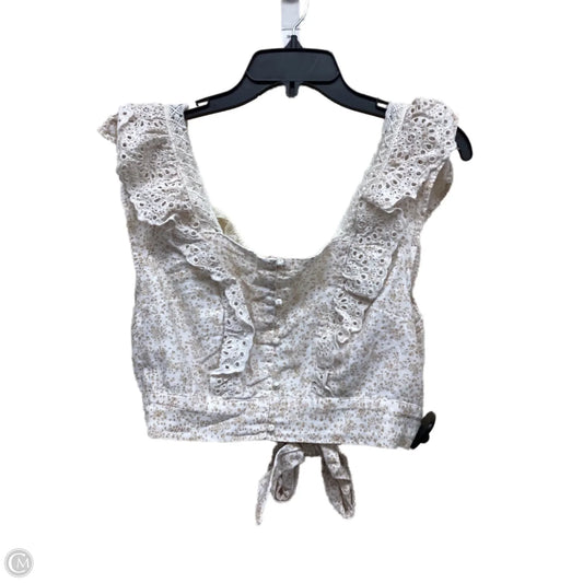 Top Sleeveless By American Eagle In Floral Print, Size: L