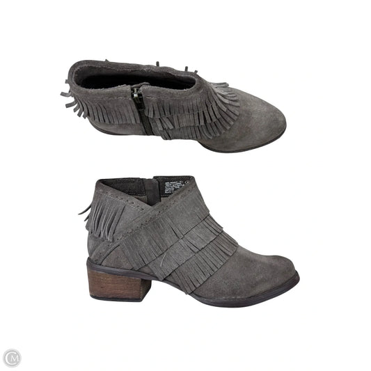 Boots Ankle Flats By Naughty Monkey In Brown, Size: 8