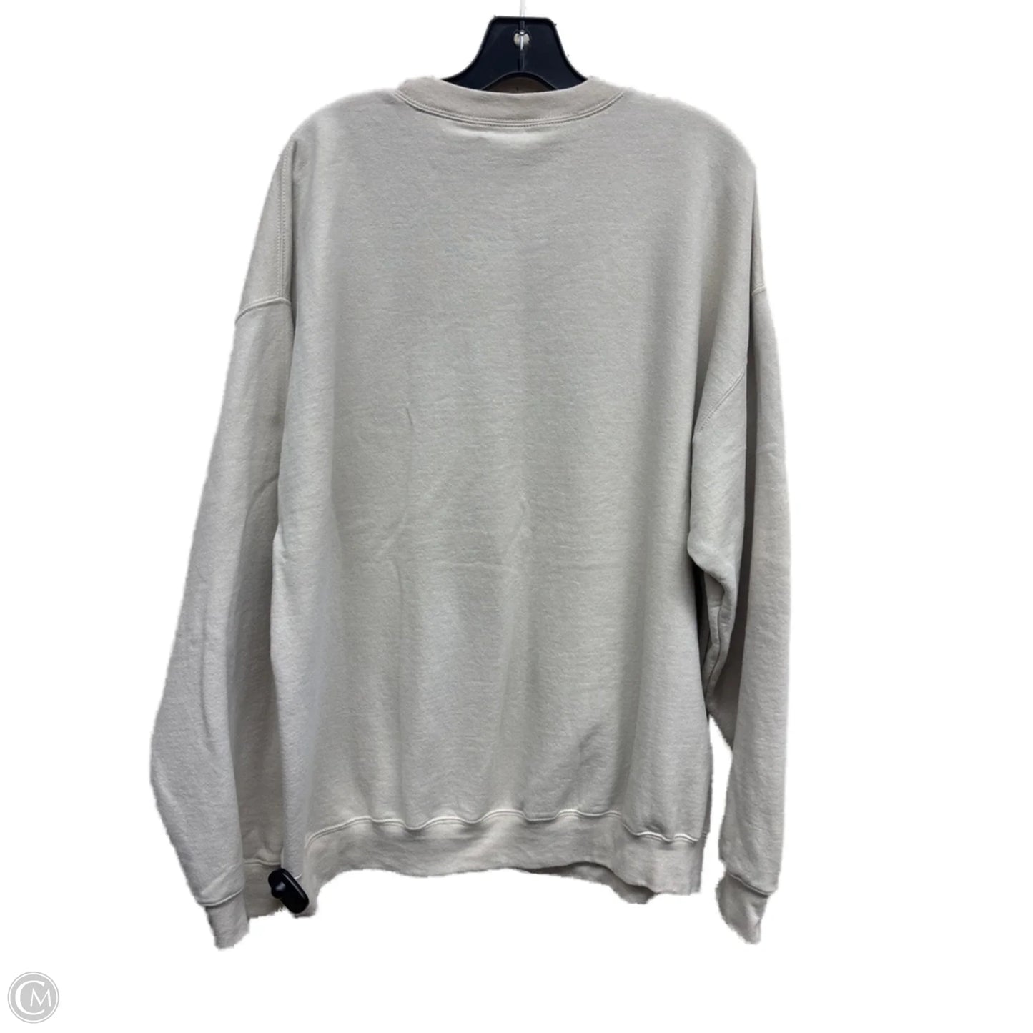 Sweatshirt Crewneck By Lulu In Blue & Tan, Size: L