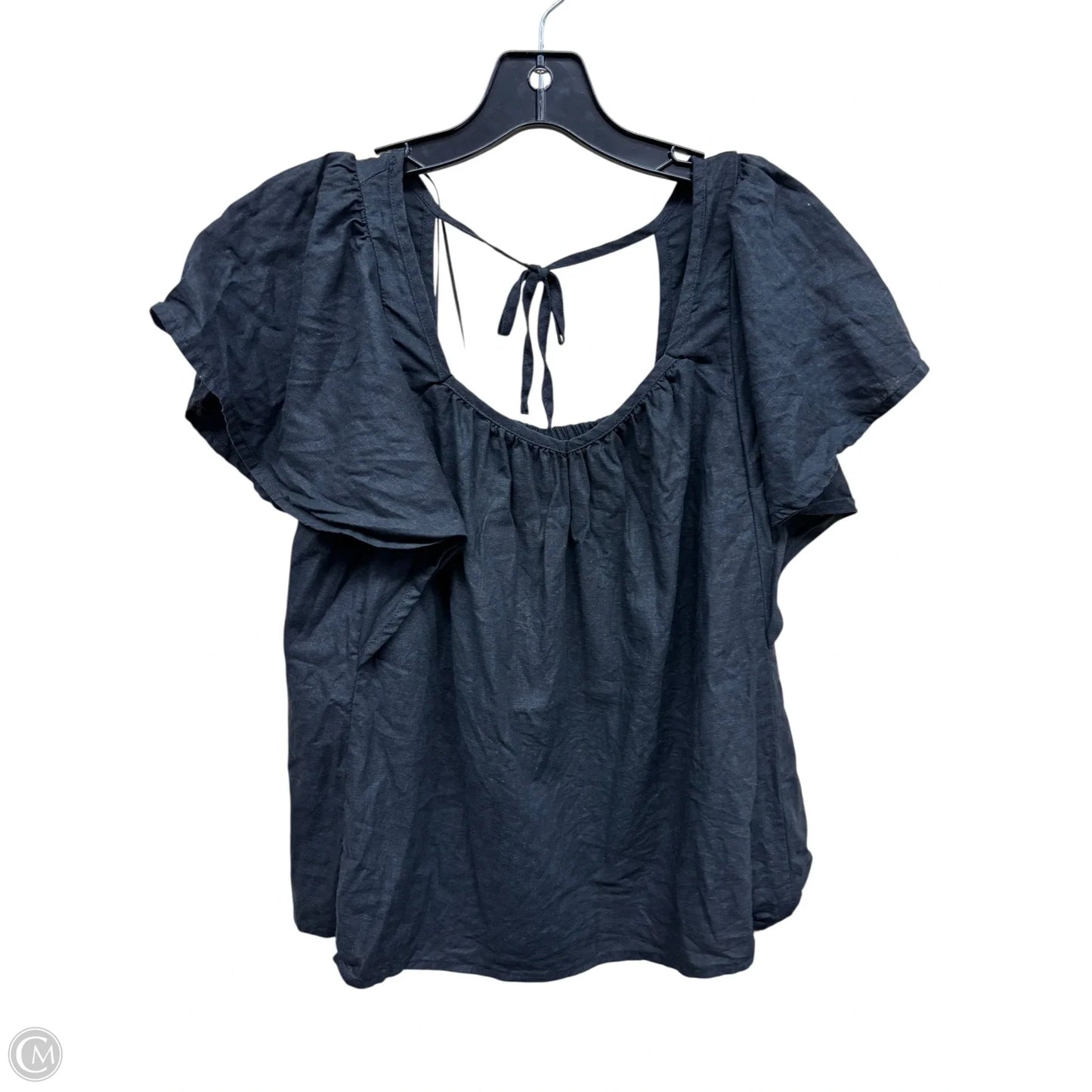 Top Short Sleeve By Old Navy In Black, Size: M