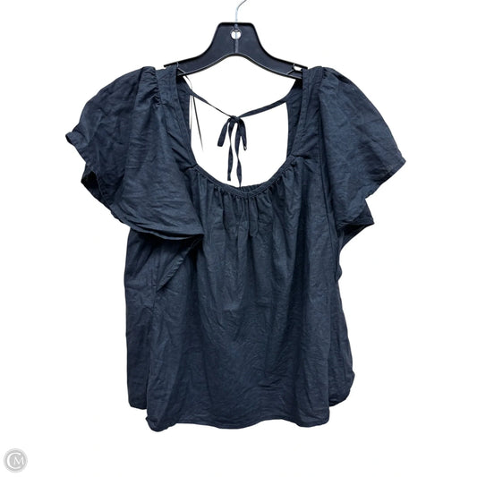 Top Short Sleeve By Old Navy In Black, Size: M