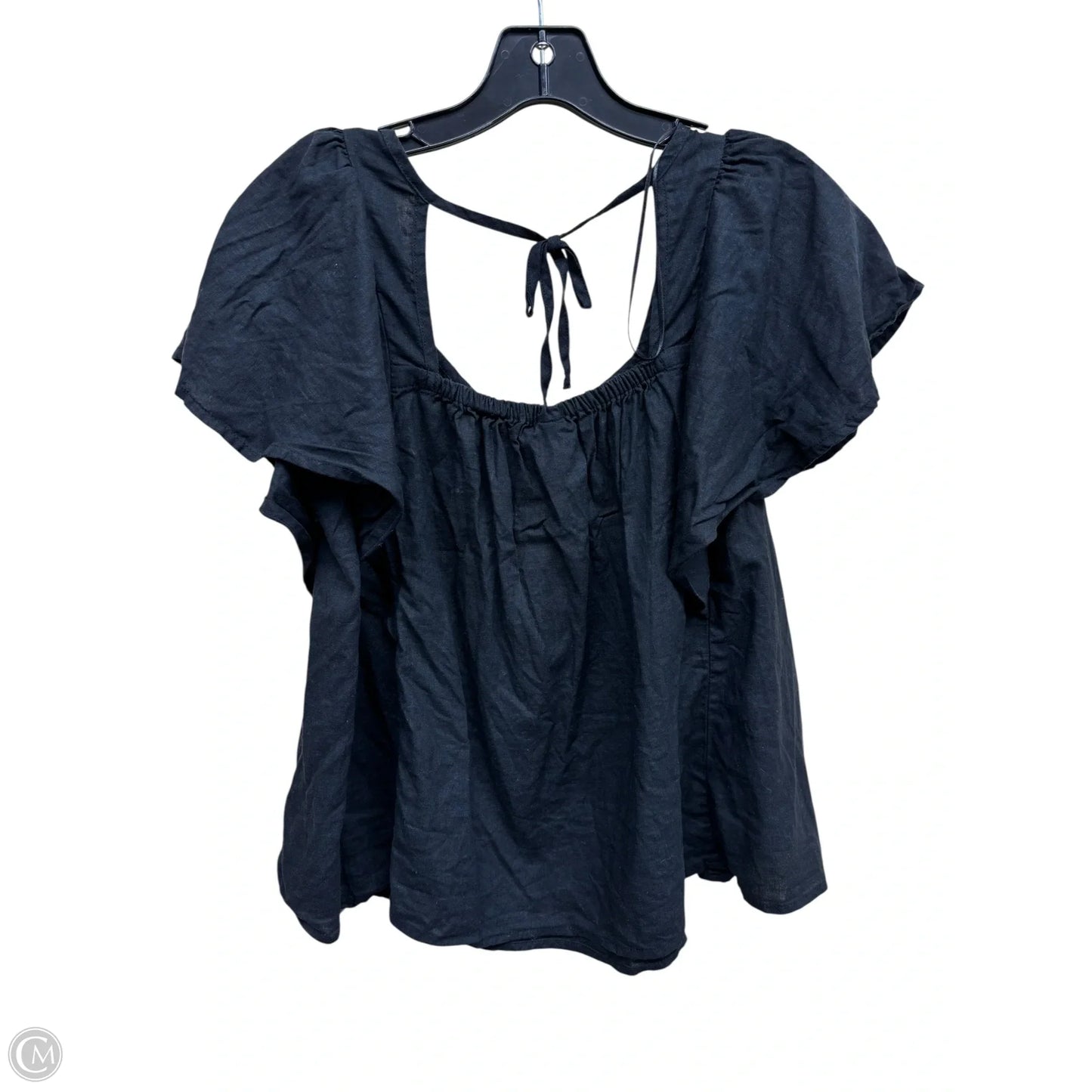 Top Short Sleeve By Old Navy In Black, Size: M