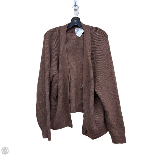Sweater Cardigan By Old Navy In Brown, Size: Xl