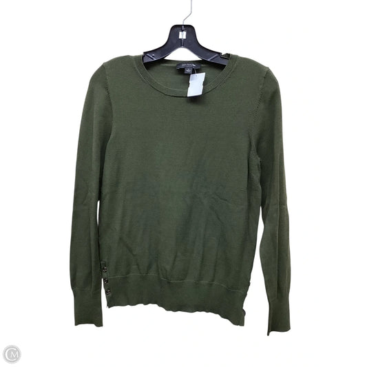 Top Long Sleeve By Ann Taylor In Green, Size: M
