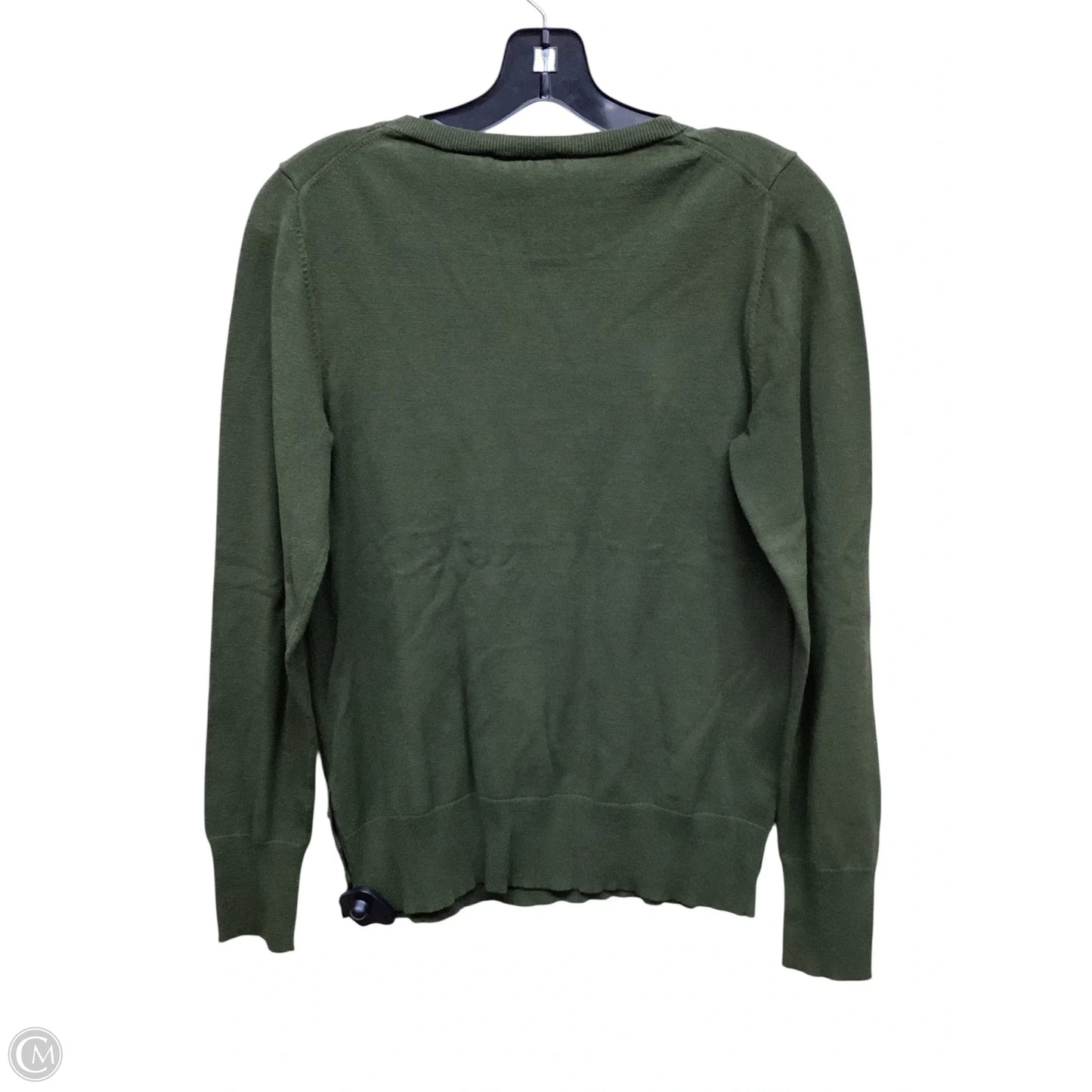 Top Long Sleeve By Ann Taylor In Green, Size: M