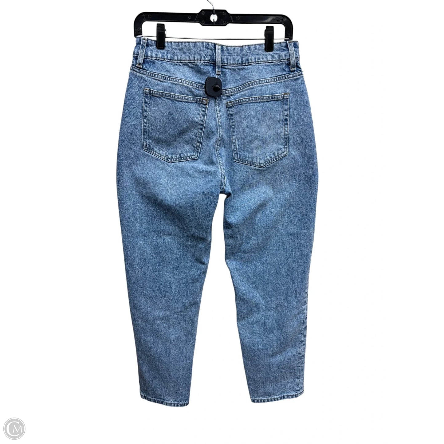 Jeans Straight By H&m In Blue Denim, Size: 8