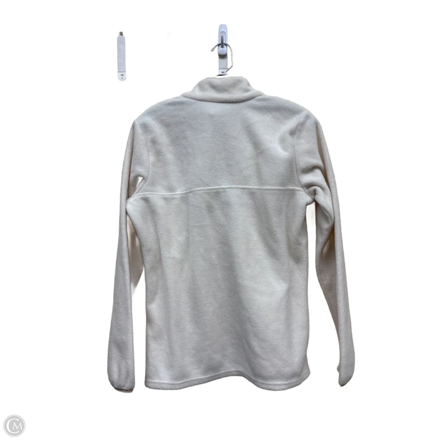 Jacket Fleece By Columbia In Tan & White, Size: S