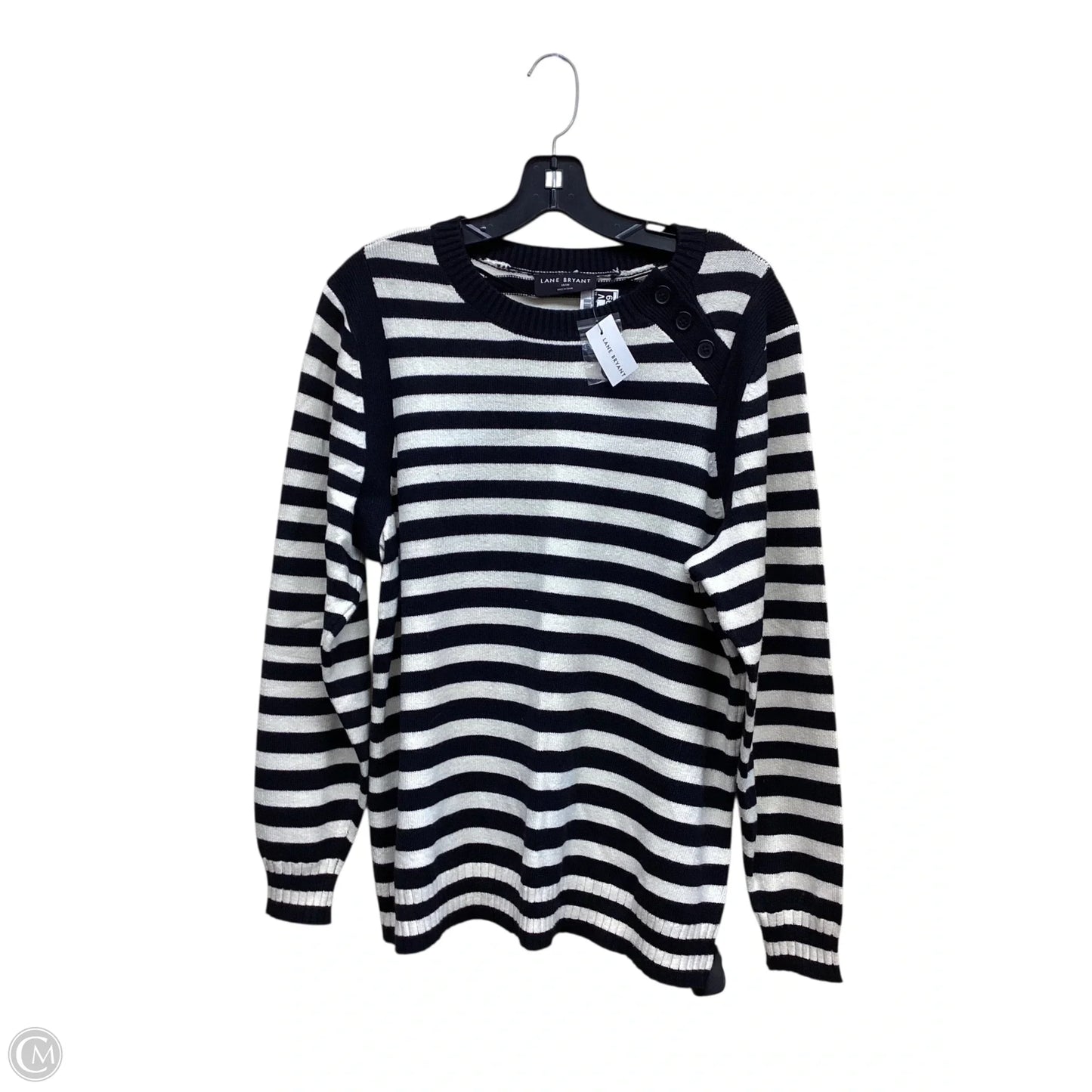 Sweater By Lane Bryant In Striped Pattern, Size: 18