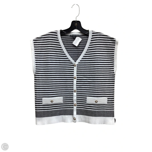 Top Sleeveless By Adrianna Papell In Striped Pattern, Size: L