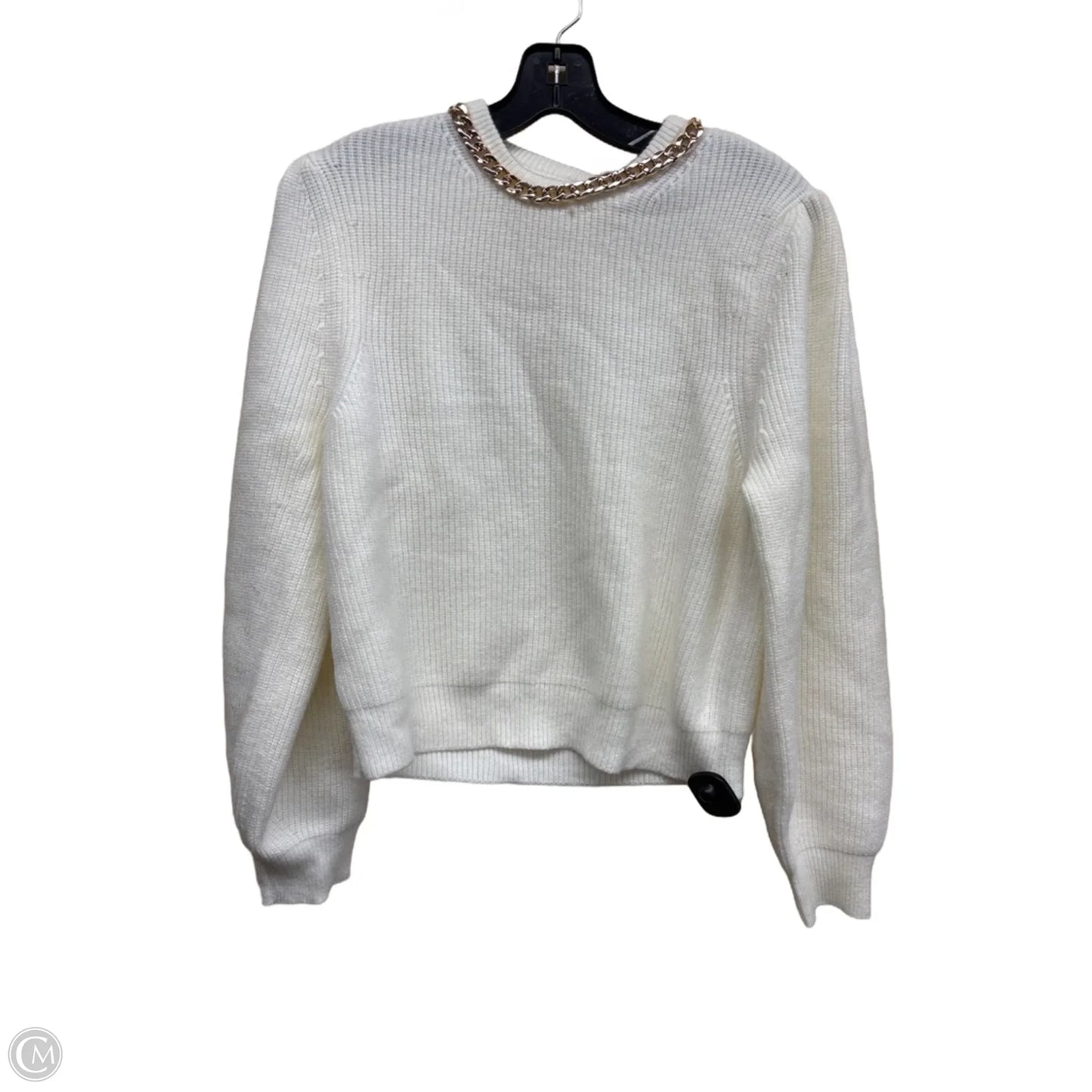 Sweater By Ann Taylor In White, Size: M