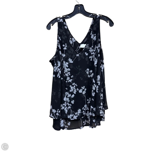 Top Sleeveless By Lane Bryant In Floral Print, Size: 18