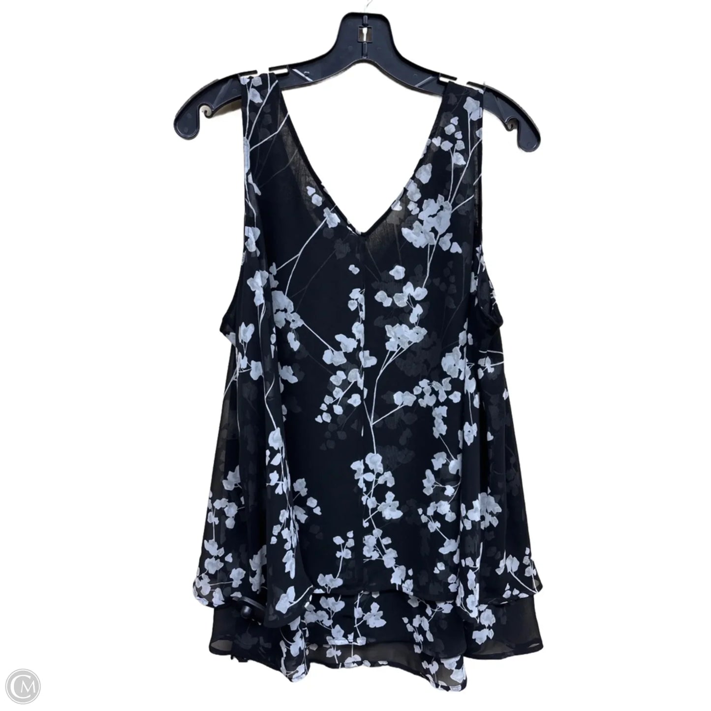 Top Sleeveless By Lane Bryant In Floral Print, Size: 18