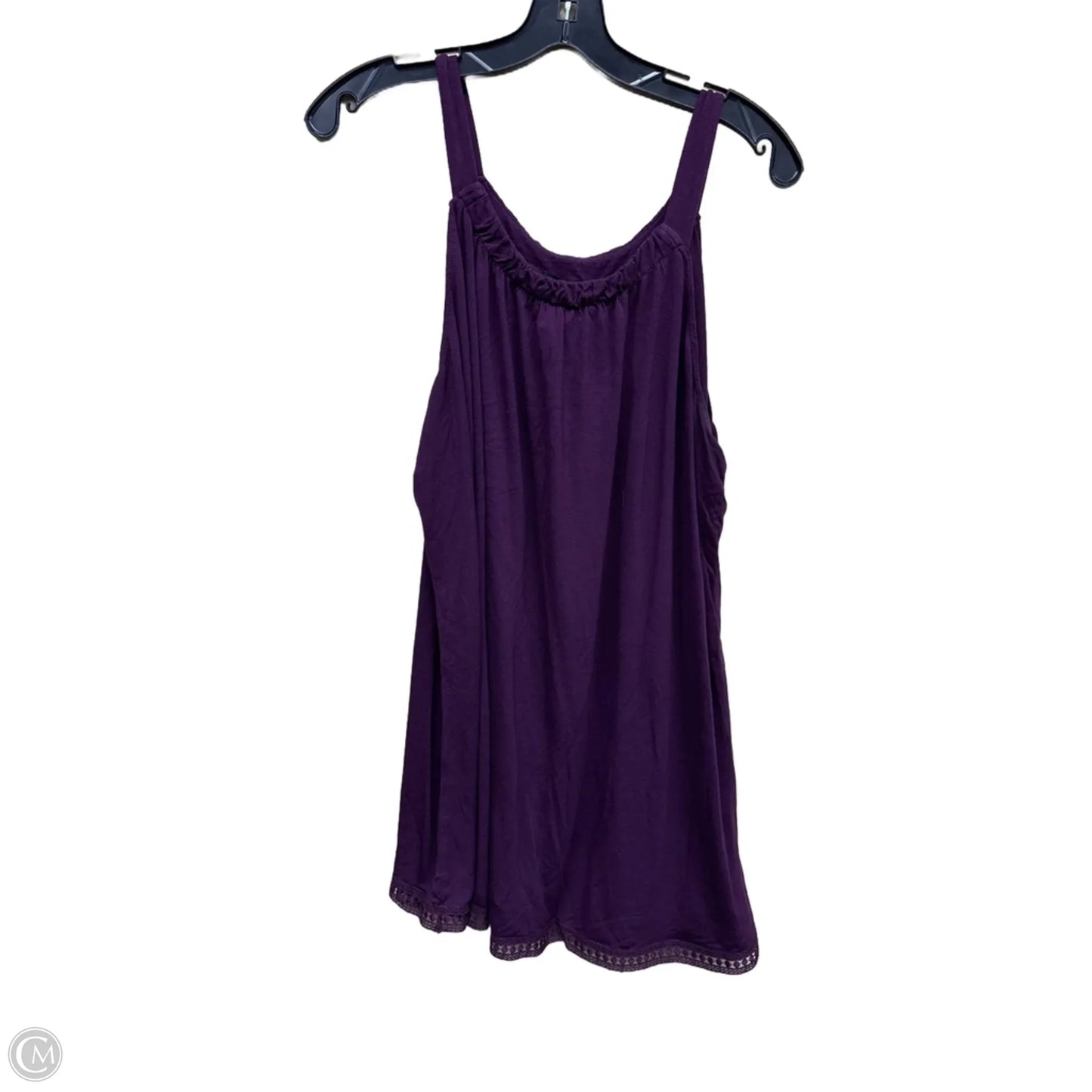 Top Sleeveless By Lane Bryant In Purple, Size: 18