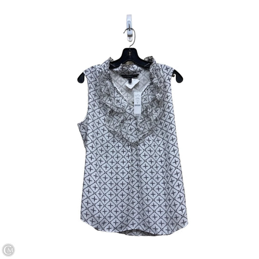Top Sleeveless By White House Black Market In Black & White, Size: 8
