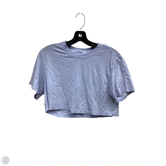 Athletic Top Short Sleeve By Lululemon In Purple, Size: 0