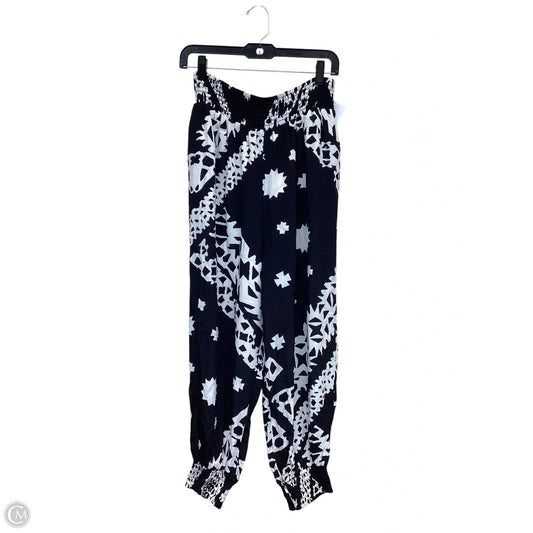 Pants Joggers By Anthropologie In Black & White, Size: S