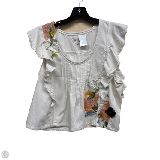 Top Short Sleeve By Pilcro In Floral Print, Size: M