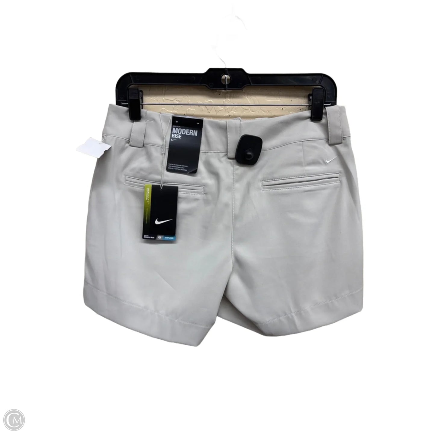 Athletic Shorts By Nike Apparel In Beige, Size: 4