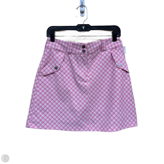 Athletic Skort By Nike Apparel In Pink, Size: 4