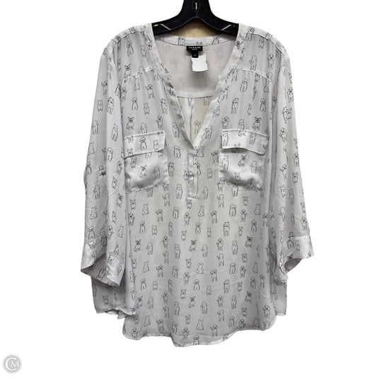 Top Long Sleeve By Torrid In Animal Print, Size: 3x