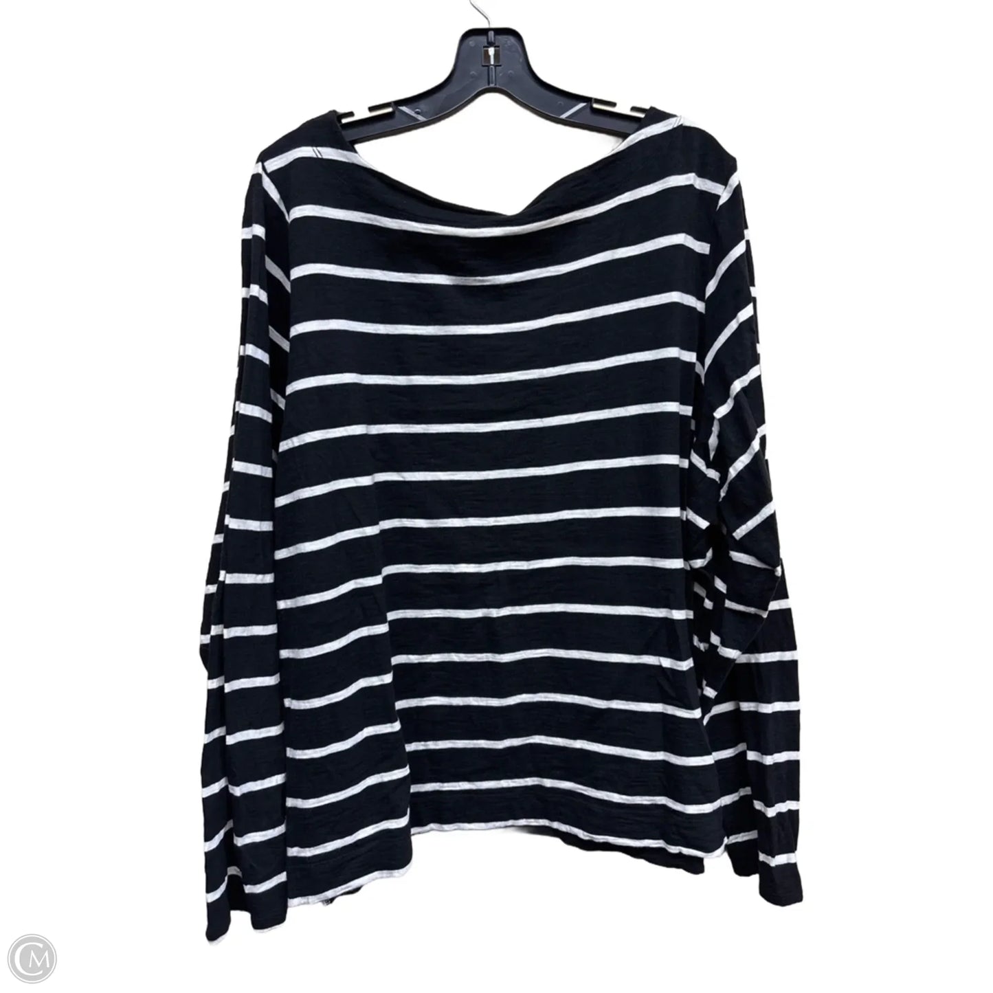 Top Long Sleeve By Old Navy In Striped Pattern, Size: Xxl