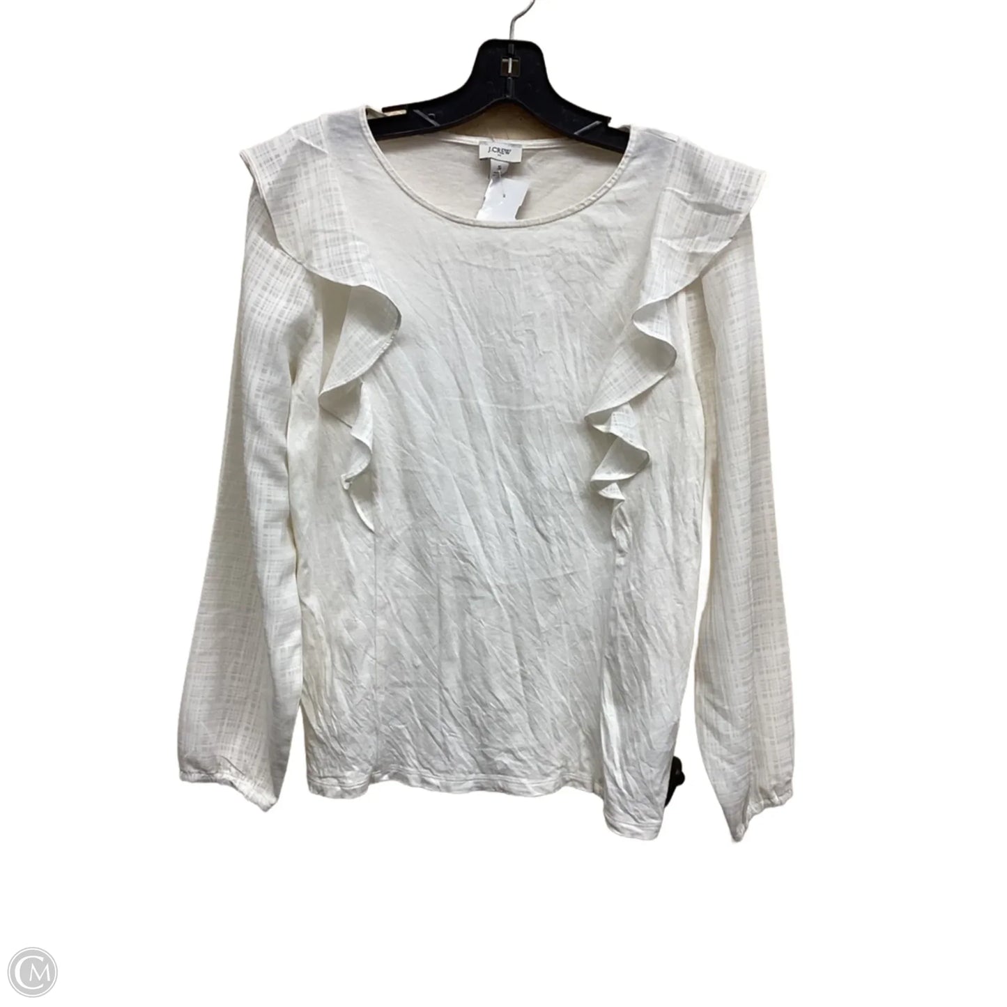 Top Long Sleeve By J. Crew In Beige, Size: S