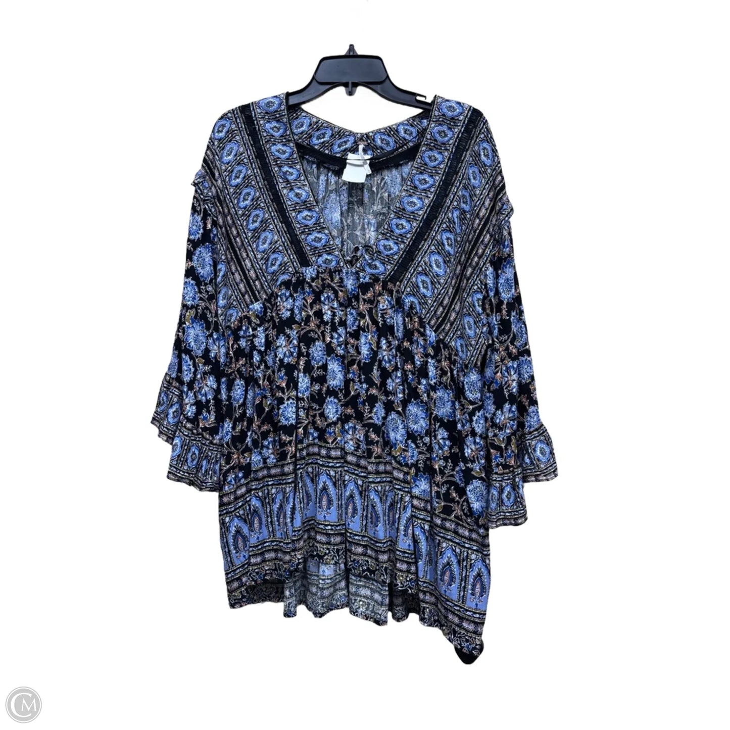 Top Long Sleeve By Free People In Multi-colored, Size: M
