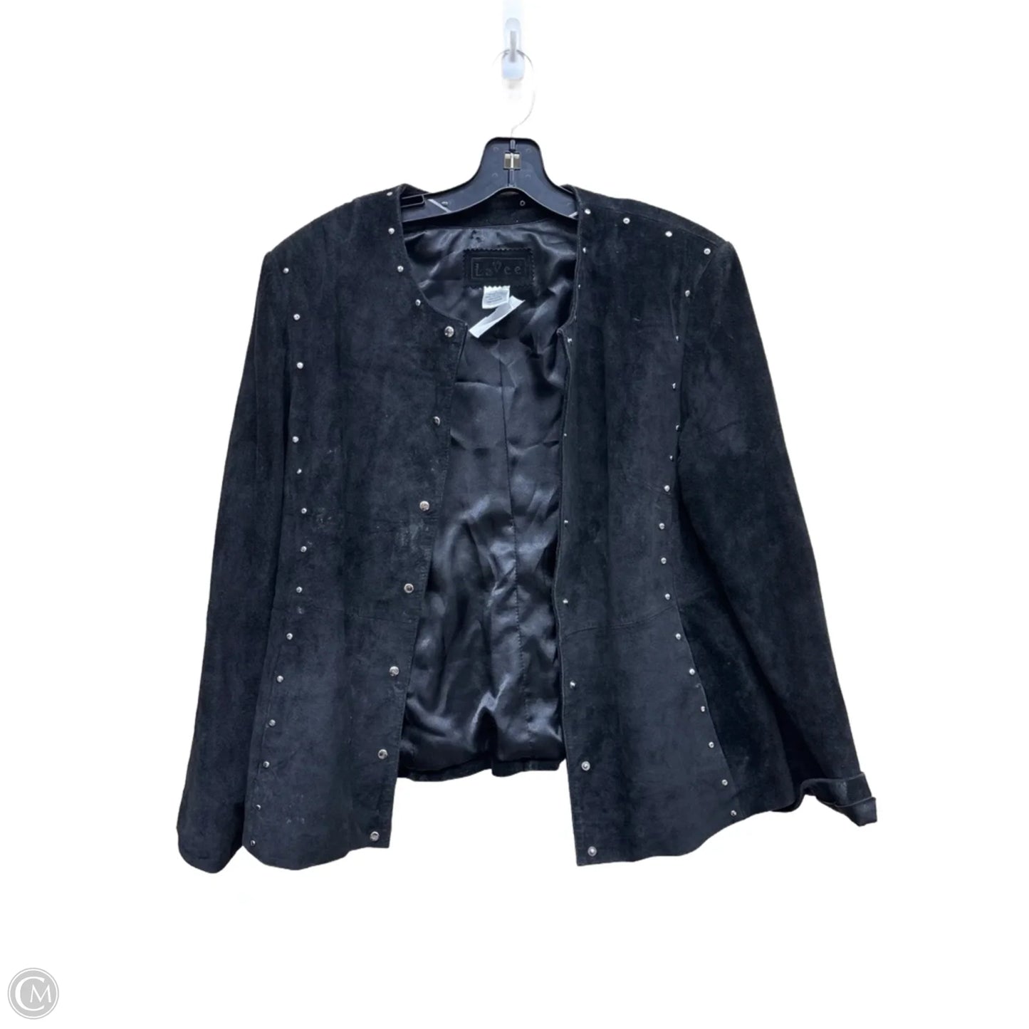 Blazer By Clothes Mentor In Black, Size: L