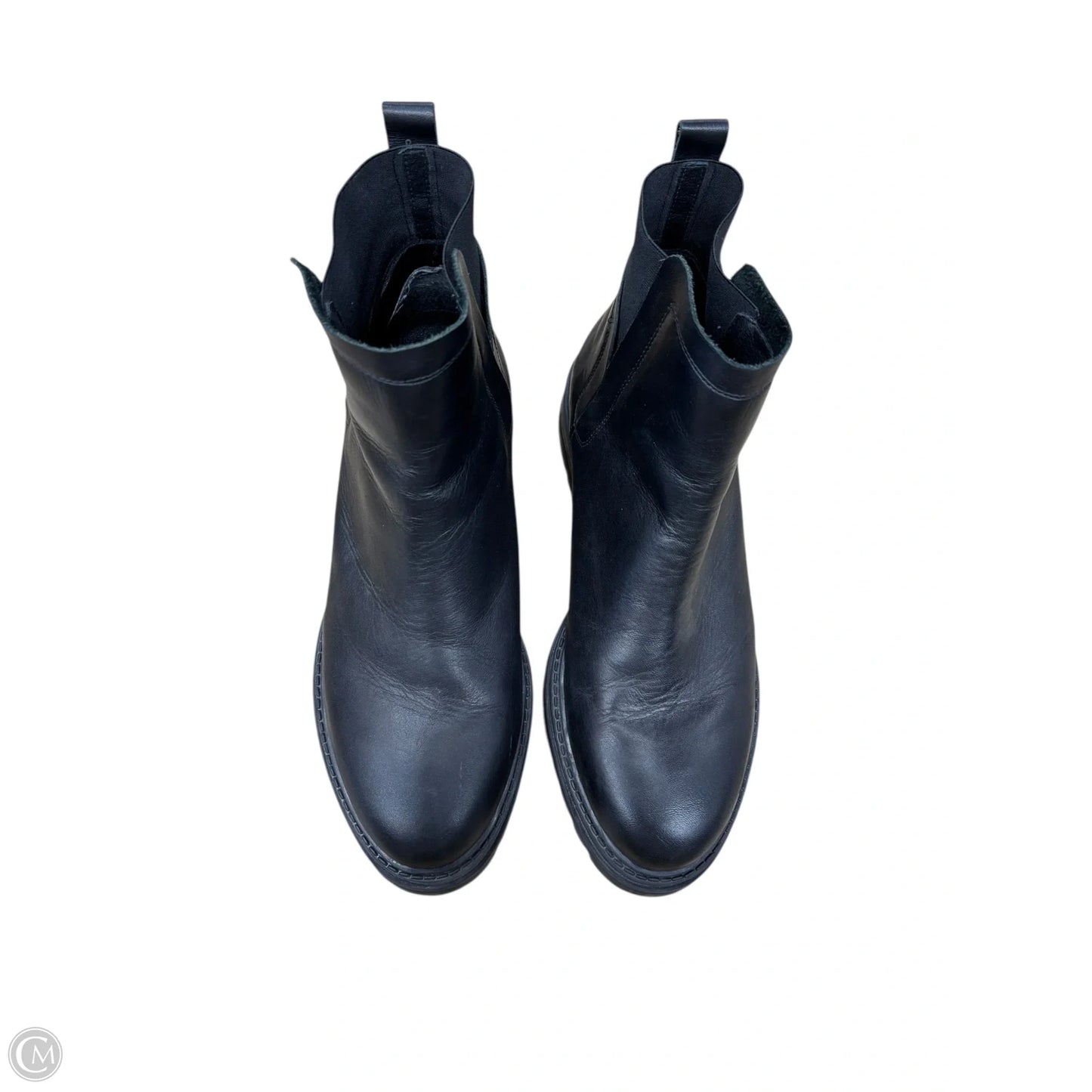 Boots Ankle Flats By Steve Madden In Black, Size: 10