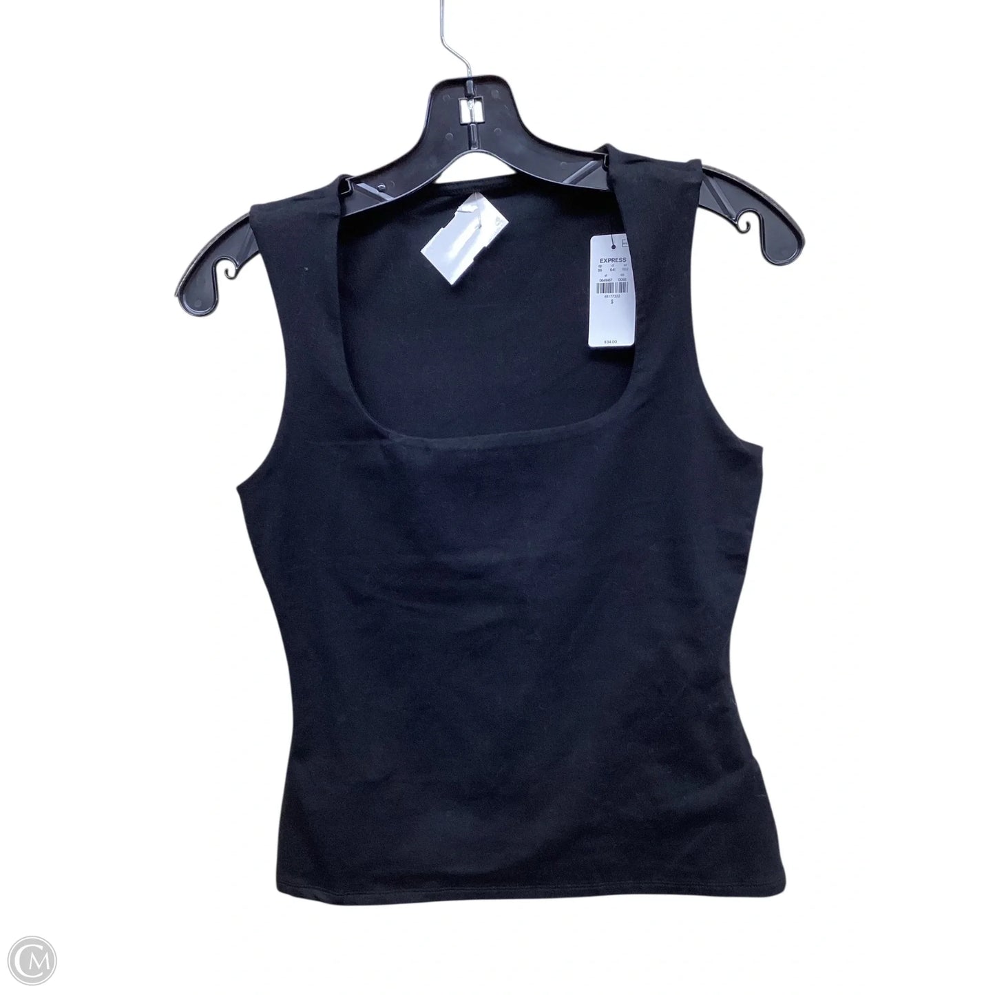 Top Sleeveless By Express In Black, Size: S
