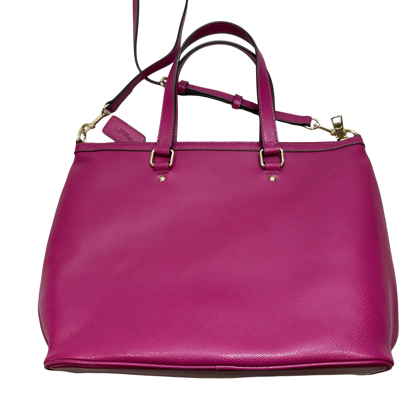 PLEAT Handbag Designer By Coach, Size: Medium