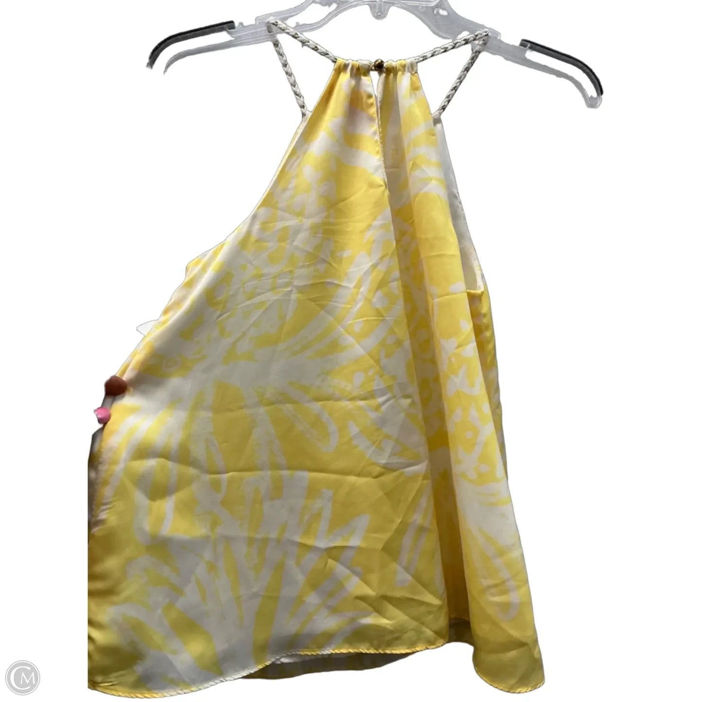 Top Sleeveless By Clothes Mentor In Yellow, Size: Xs
