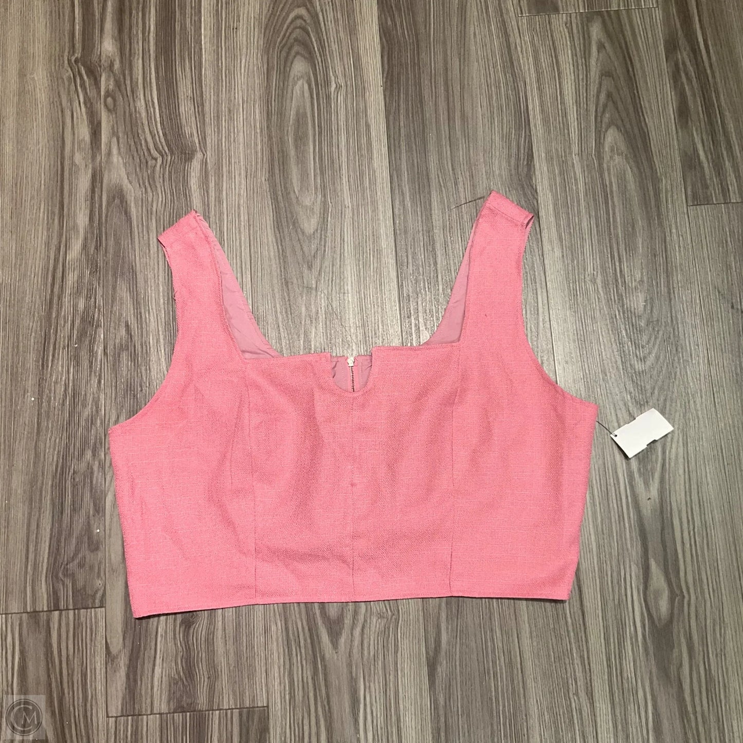 Top Sleeveless By Clothes Mentor In Pink, Size: 3x