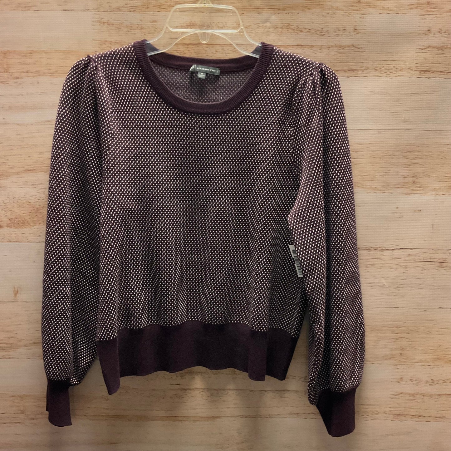 Top Long Sleeve By Adrianna Papell In Purple, Size: M