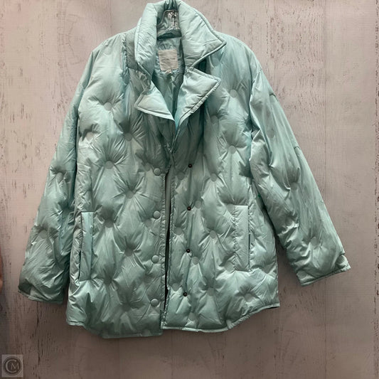 Coat Puffer & Quilted By Avec Les Filles In Green, Size: M
