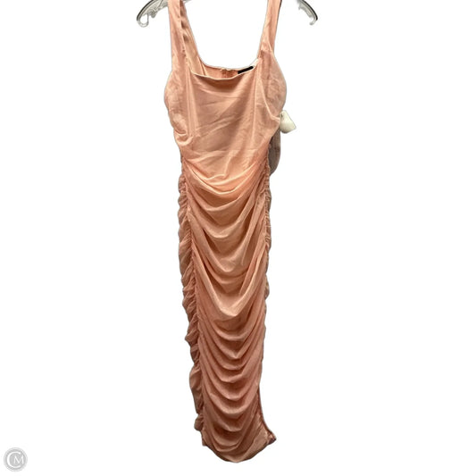 Dress Casual Maxi By Clothes Mentor In Peach, Size: M