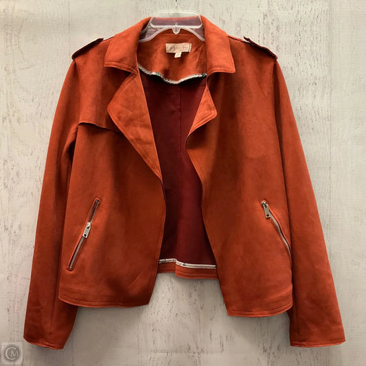 Blazer By Philosophy In Orange, Size: L