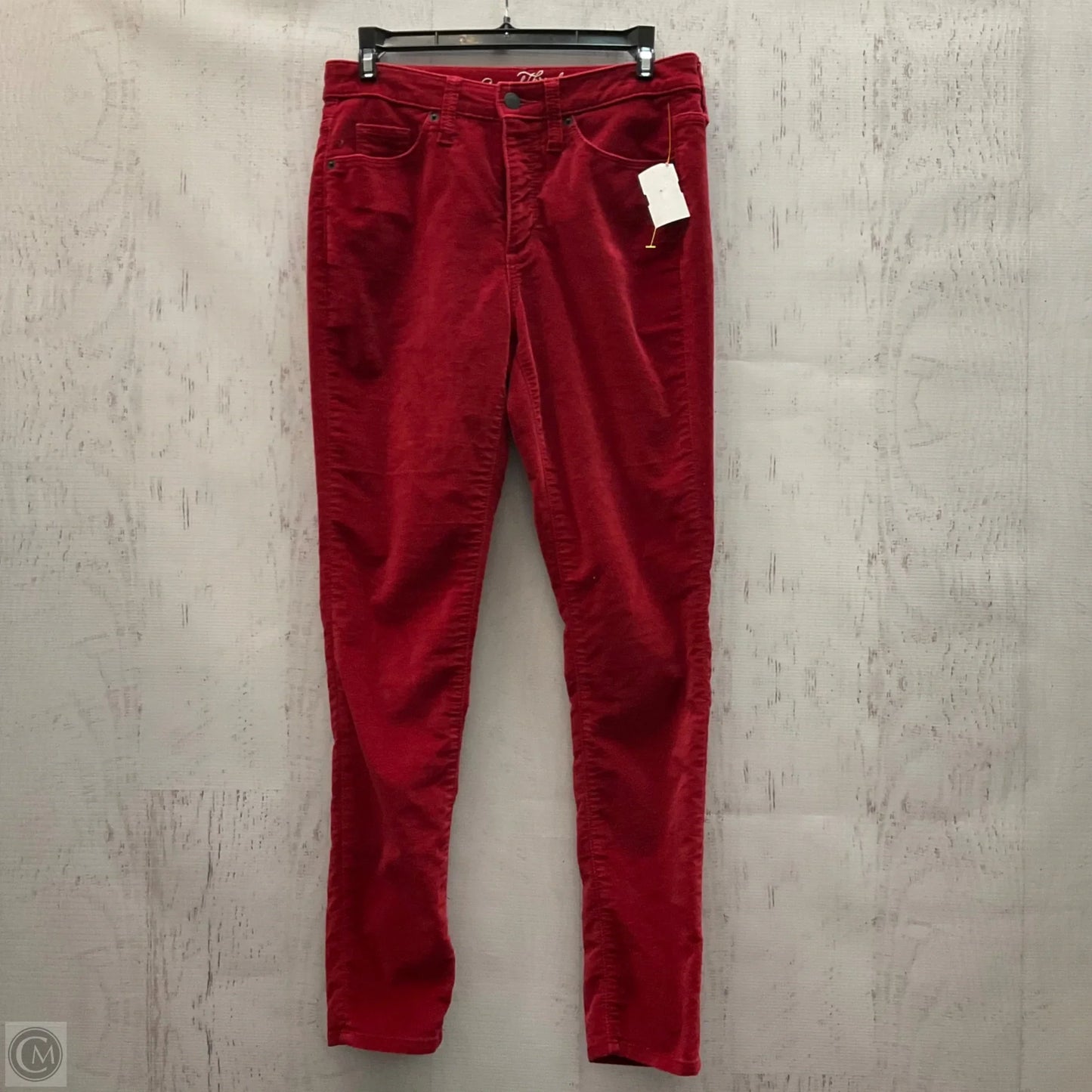Pants Cropped By Universal Thread In Red, Size: 4