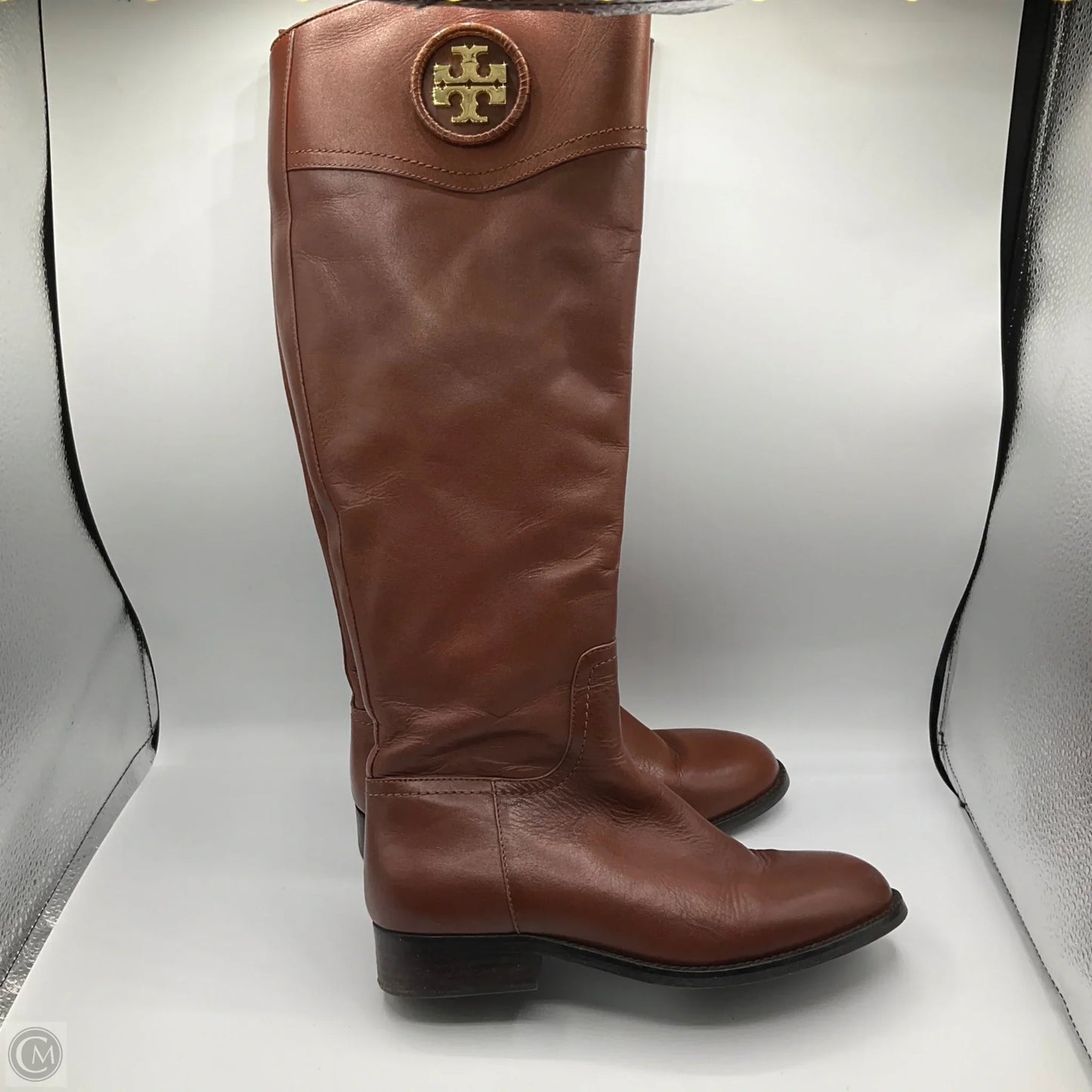 Boots Designer By Tory Burch In Brown, Size: 6
