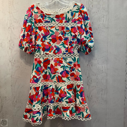 Dress Casual Midi By Olivaceous In Multi-colored, Size: M