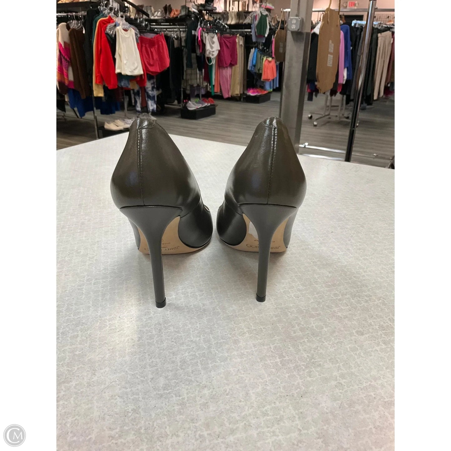 Shoes Heels Kitten By Jimmy Choo In Green, Size: 6.5