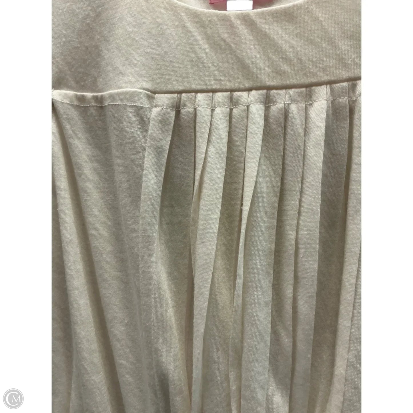Top Sleeveless Designer By Lilly Pulitzer In Ivory, Size: Xs