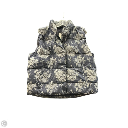 Jacket Puffer & Quilted By Gap In Floral Print, Size: Xl